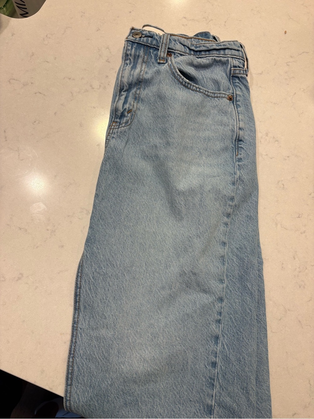 Abercrombie Midi Jean Skirt